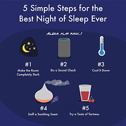 为更好的睡眠5个简单步骤